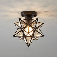 Ceiling Light Star Design Nordic Colonial Style | Aurevo