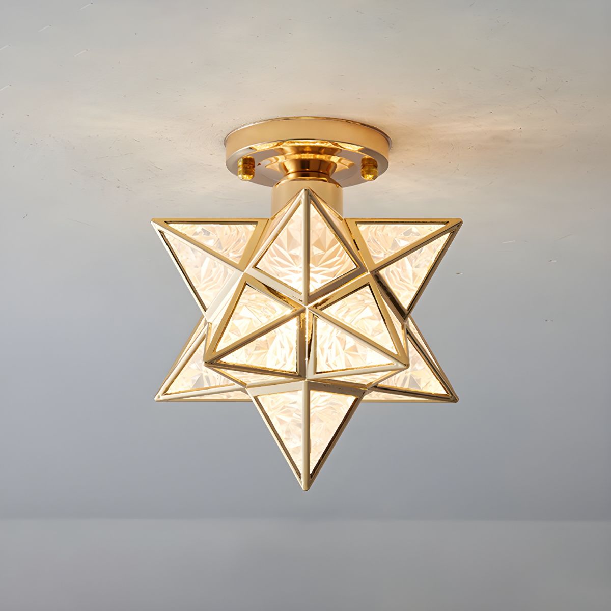 Ceiling Light Star Design Nordic Colonial Style | Aurevo