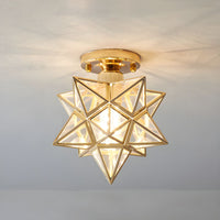 Ceiling Light Star Design Nordic Colonial Style | Aurevo