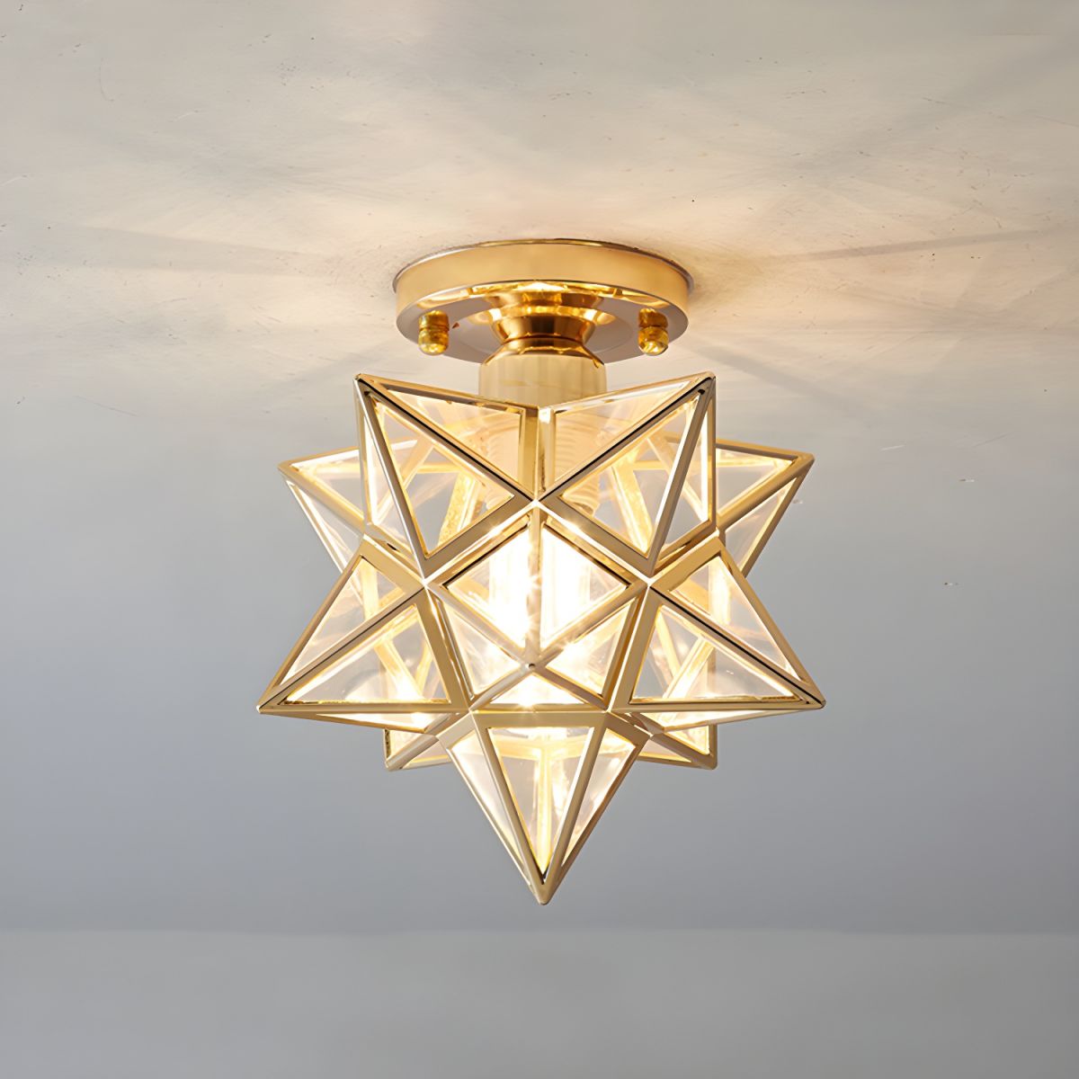 Ceiling Light Star Design Nordic Colonial Style | Aurevo