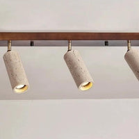 Ceiling Light Travertine Finish with Modern Design | Fenric