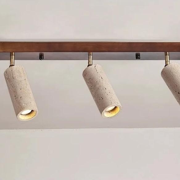 Ceiling Light Travertine Finish with Modern Design | Fenric