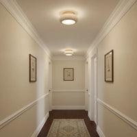 Ceiling Light Travertine Stone Wooden Base Modern Interior | Cairns