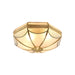 Ceiling Light Vintage Colonial Style Flush Mount Glass | Solmere
