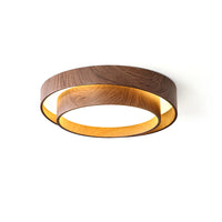 Ceiling Light Walnut Finish in Modern Style | Vaakori