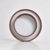 Ceiling Light Walnut Finish in Modern Style | Vaakori