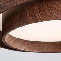 Ceiling Light Walnut Finish in Modern Style | Vaakori