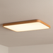 Ceiling Light Wood Frame Modern Look | Rivelo