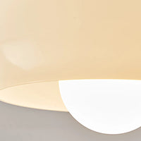 Ceiling Light Wood Glass in Vintage Style | Feranti