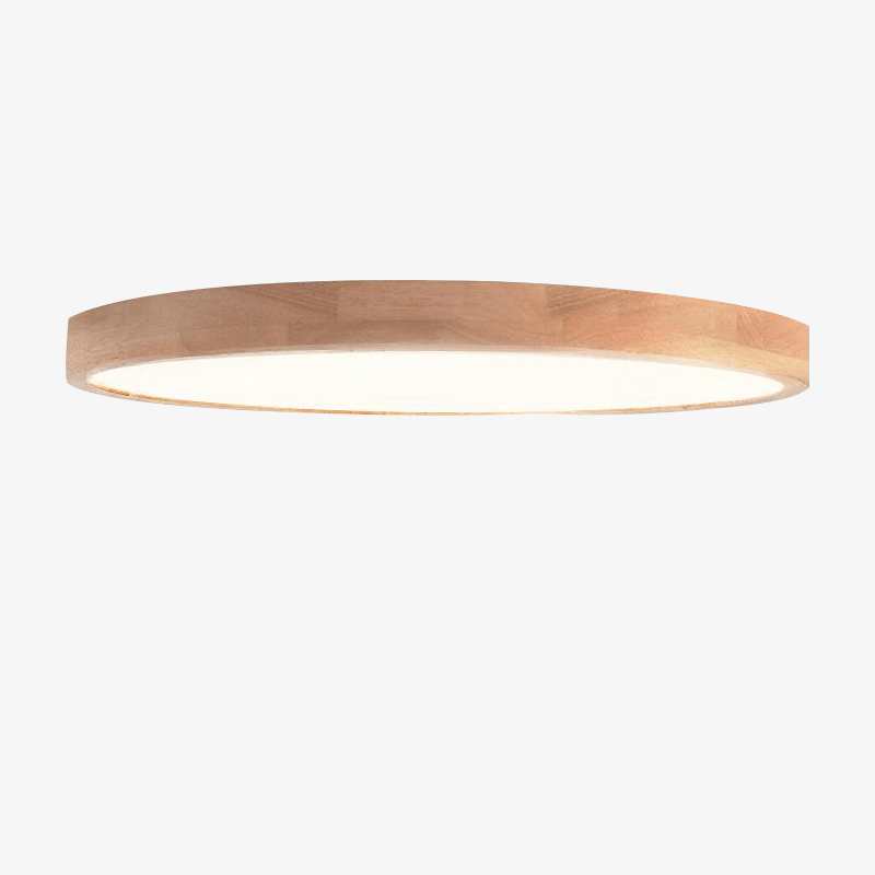 Ceiling Light Wood LED in Scandinavian Style | Nerila