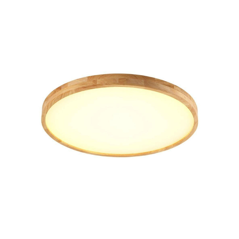 Ceiling Light Wood LED in Scandinavian Style | Nerila