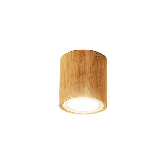 Ceiling Light Wooden Cube Scandinavian Style | Nuxela