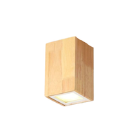 Ceiling Light Wooden Cube Scandinavian Style | Nuxela