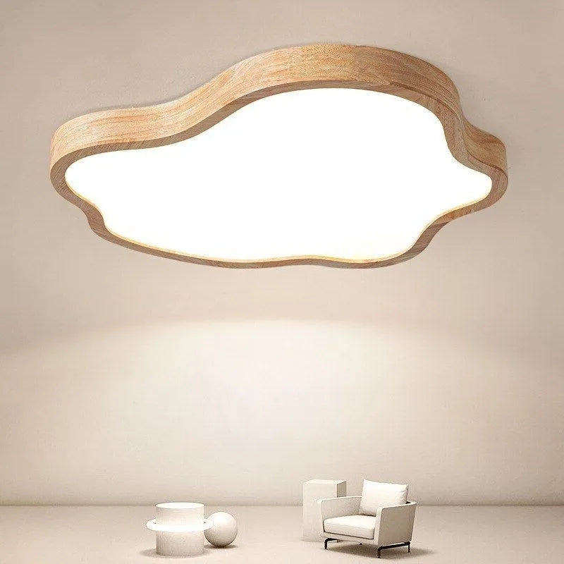 Ceiling Light Wooden Finish Modern Hotel Design | Denmar