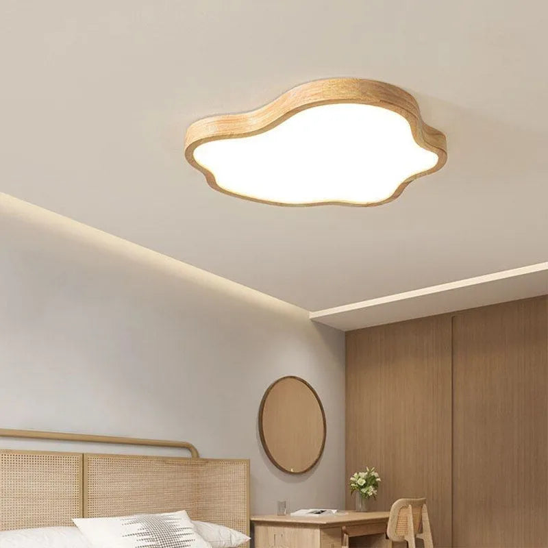 Ceiling Light Wooden Finish Modern Hotel Design | Denmar