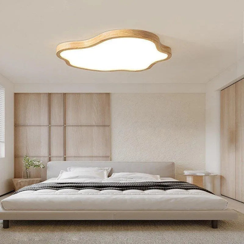 Ceiling Light Wooden Finish Modern Hotel Design | Denmar