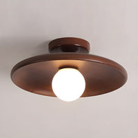 Ceiling Light Wooden Globe Flush Mount Nordic Style | Norval