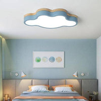 Ceiling Light Wooden LED Scandinavian Cloud Design | Sotami