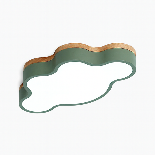 Ceiling Light Wooden LED Scandinavian Cloud Design | Sotami
