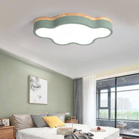 Ceiling Light Wooden LED Scandinavian Cloud Design | Sotami