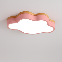 Ceiling Light Wooden LED Scandinavian Cloud Design | Sotami