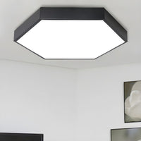Ceiling Light with Acrylic Hexagon Shade Modern Kids | Elaris