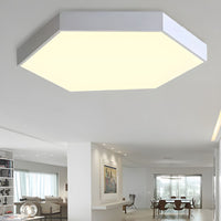 Ceiling Light with Acrylic Hexagon Shade Modern Kids | Elaris