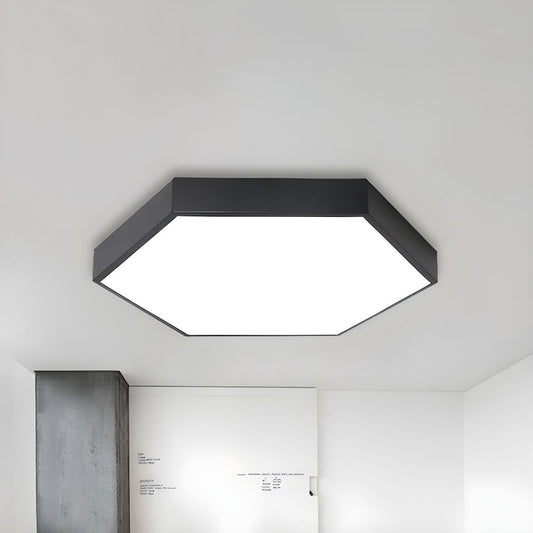 Ceiling Light with Acrylic Hexagon Shade Modern Kids | Elaris