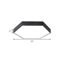 Ceiling Light with Acrylic Hexagon Shade Modern Kids | Elaris