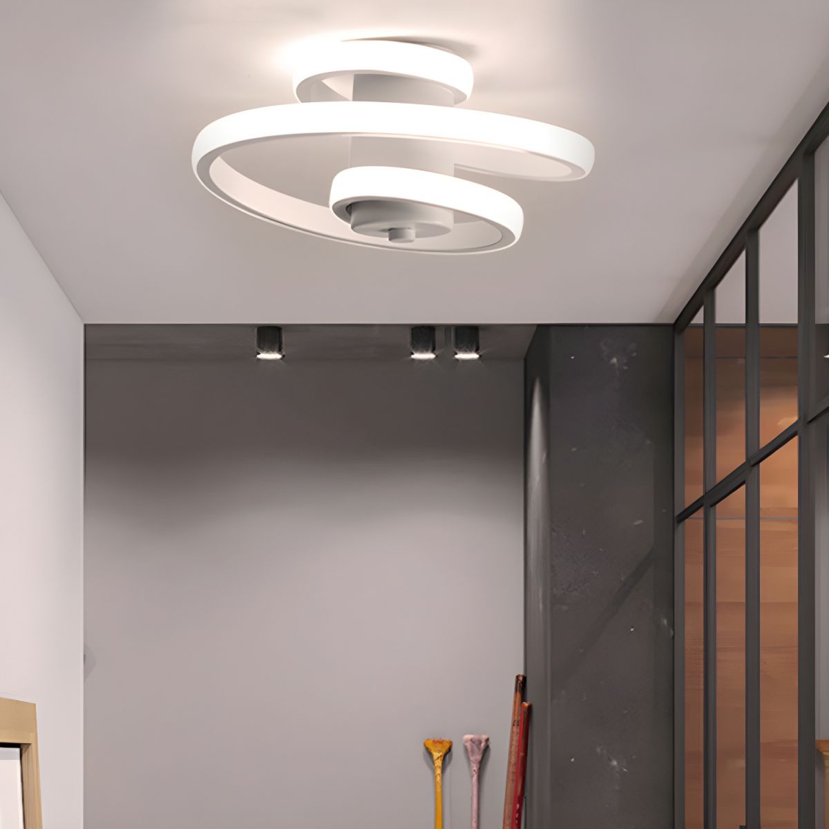 Ceiling Light with Acrylic LED Nordic Style | Avelin