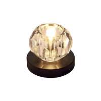 Ceiling Light with Crystal Globe Modern Flush Mount | Avolair