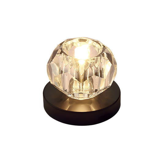 Ceiling Light with Crystal Globe Modern Flush Mount | Avolair