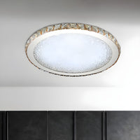 Ceiling Light with Crystal LED Modern Flush Mount | Crivona
