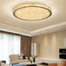 Ceiling Light with Crystal LED Modern Flush Mount | Crivona