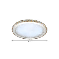 Ceiling Light with Crystal LED Modern Flush Mount | Crivona