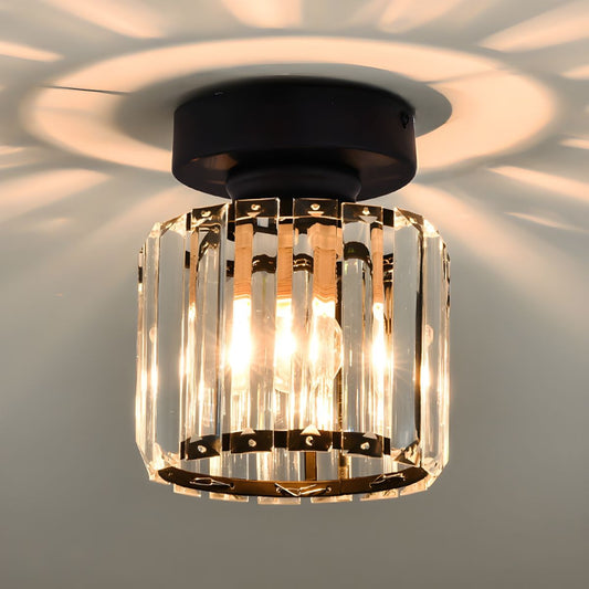 Ceiling Light with Crystal Nordic Flush Mount Design | Klyven