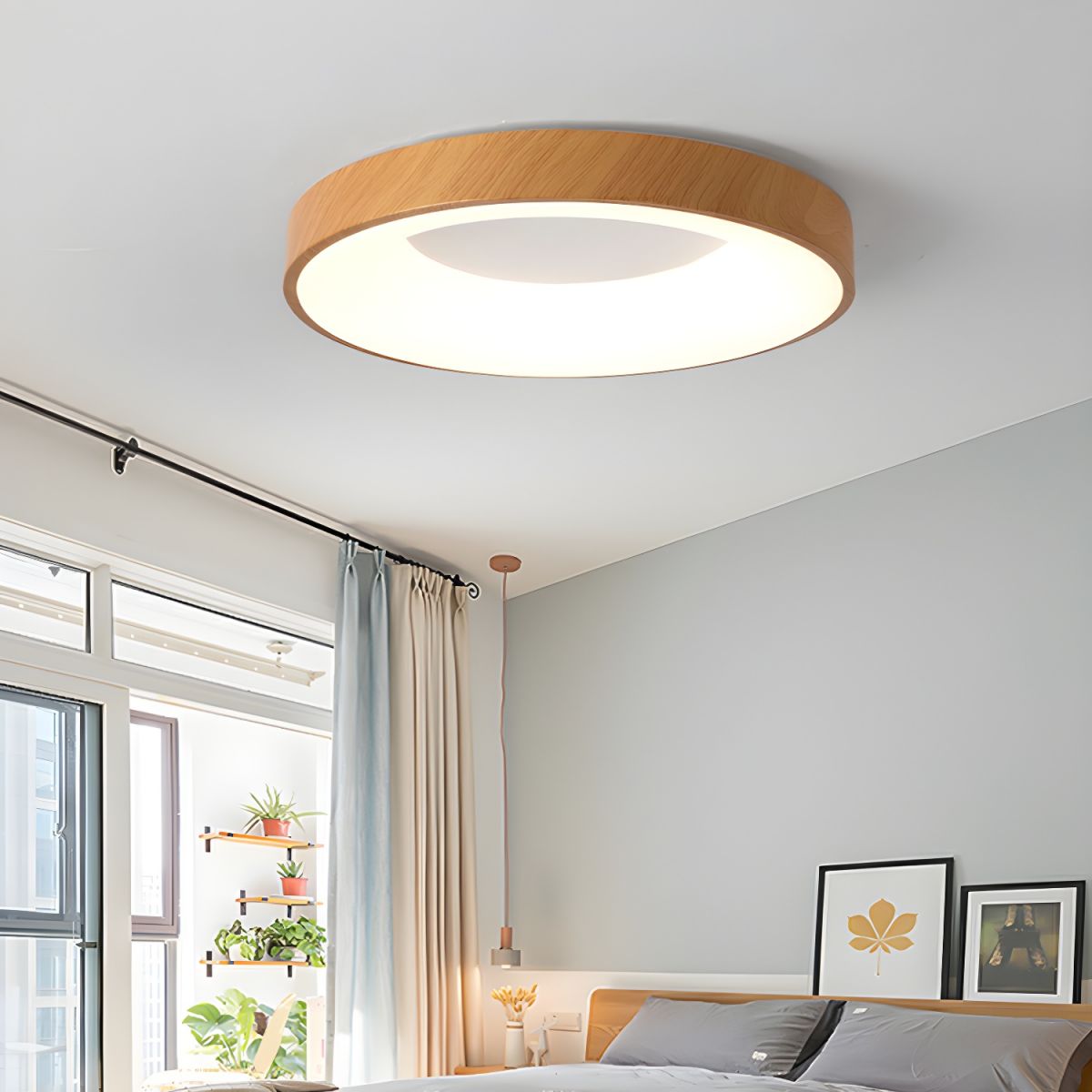 Ceiling Light with Dimmable LED Modern Acrylic Shade | Navori