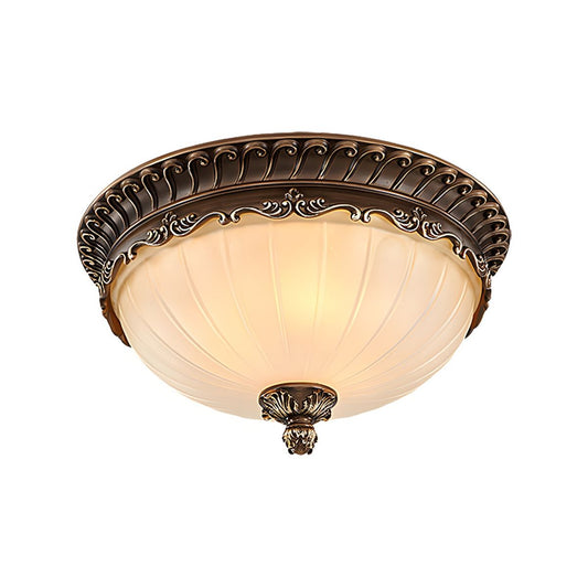 Ceiling Light with Frosted Glass Traditional Style | Bronira