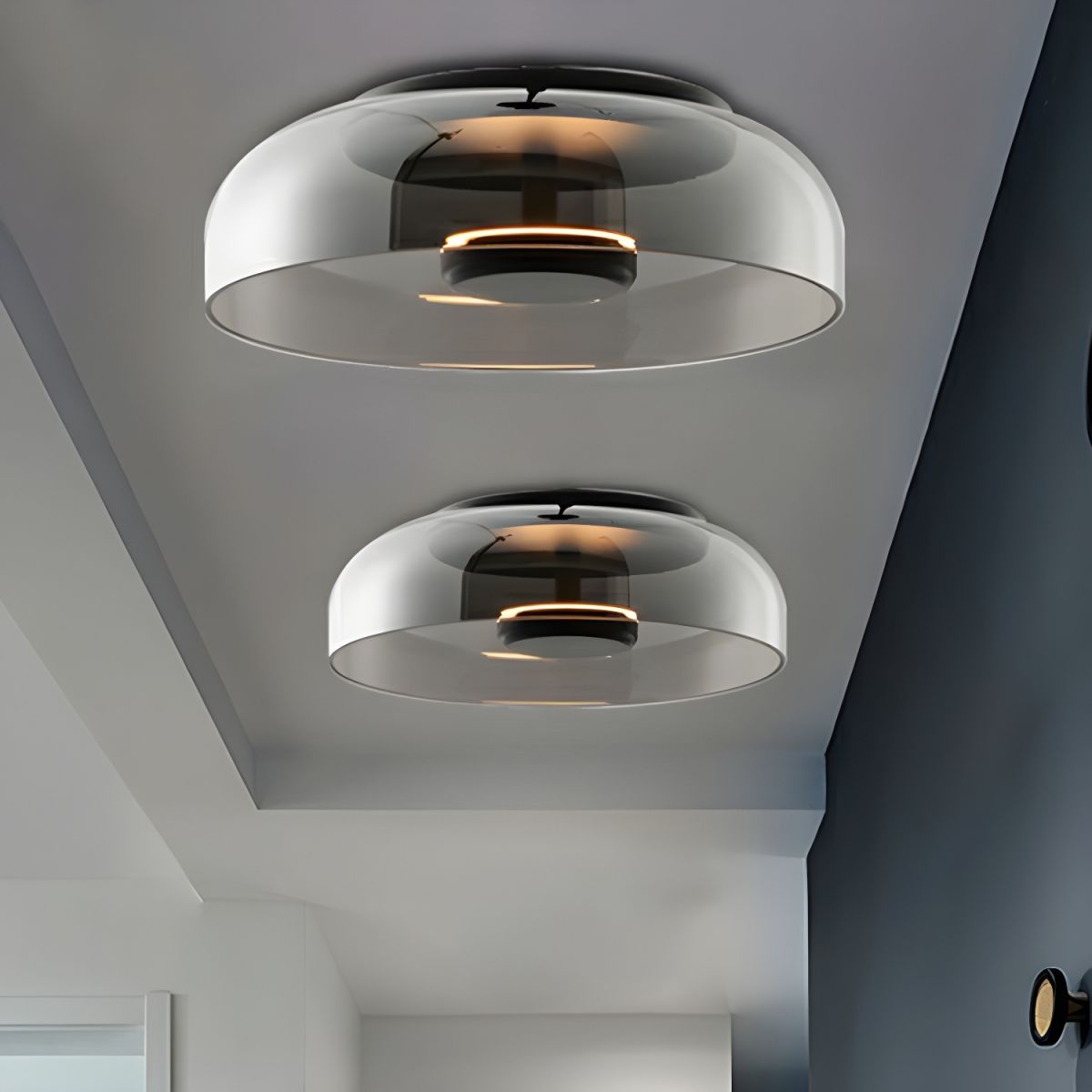 Ceiling Light with Glass Dome Nordic Modern Style | Aureli