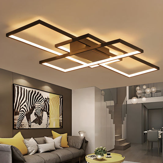 Ceiling Light with LED Acrylic Modern Semi Flush | Rivaro