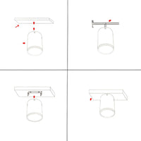Ceiling Light with LED Cylinder Modern Style | Alurim