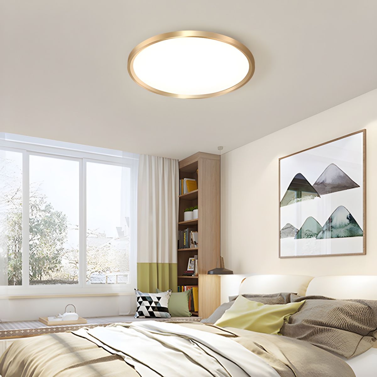 Ceiling Light with LED Metal Modern Flush Mount | Arelis