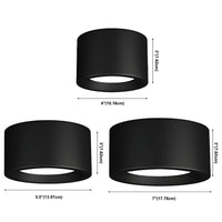Ceiling Light with LED Nordic Cylinder Flush Mount | Noviri