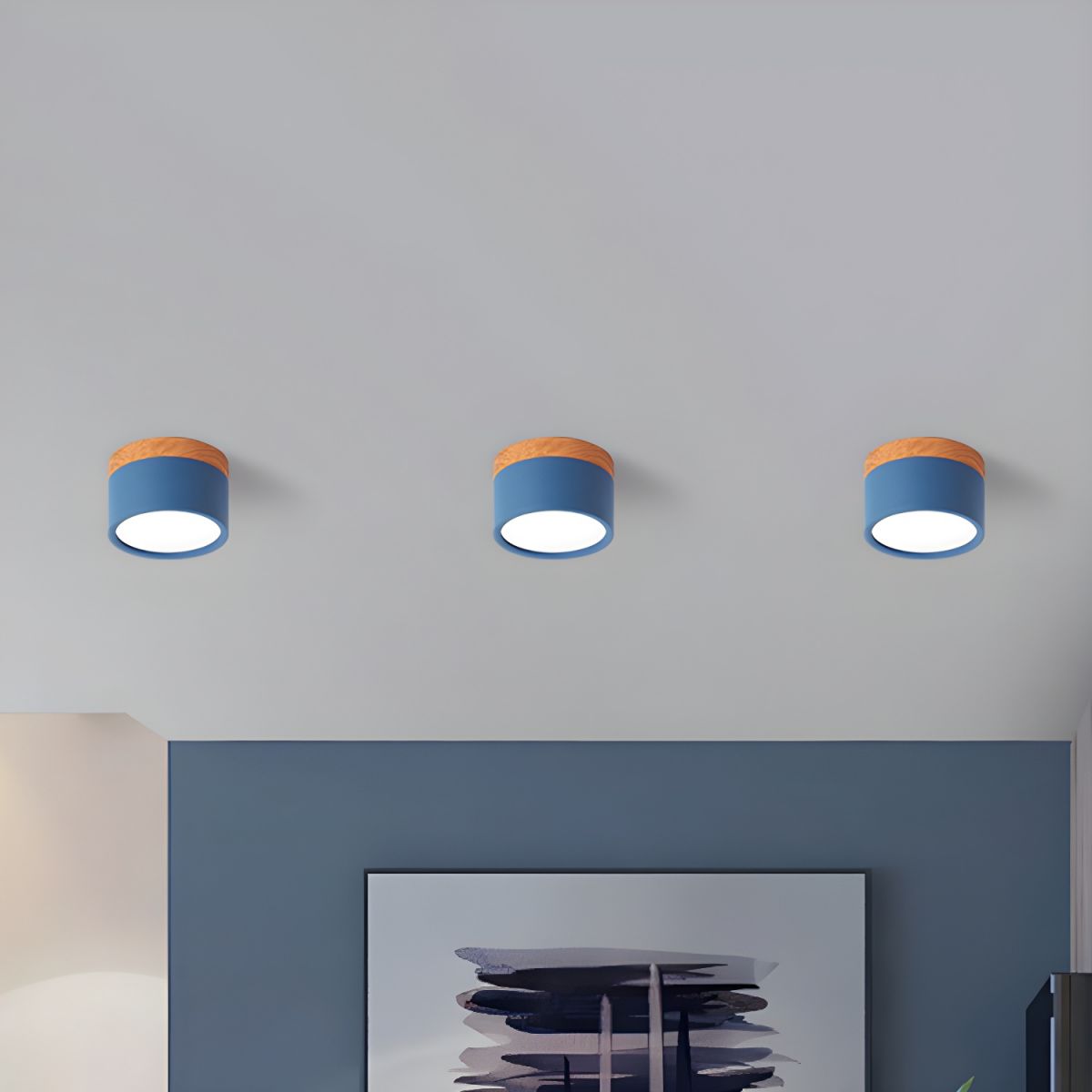 Ceiling Light with LED Nordic Metal Flush Mount | Nivora