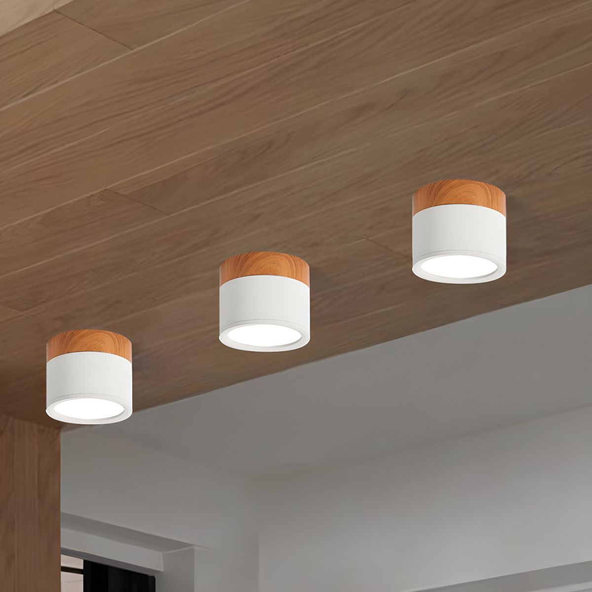 Ceiling Light with LED Nordic Metal Flush Mount | Nivora
