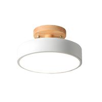 Ceiling Light with LED Nordic Style Wood Canopy | Norvyn