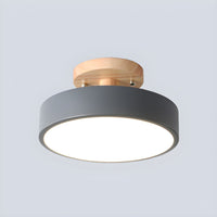 Ceiling Light with LED Nordic Style Wood Canopy | Norvyn