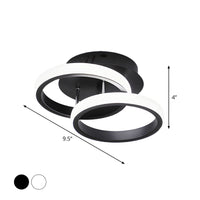 Ceiling Light with LED Round Modern Metal | Verano