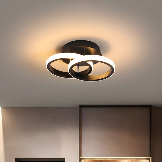 Ceiling Light with LED Round Modern Metal | Verano