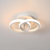 Ceiling Light with LED Round Modern Metal | Verano